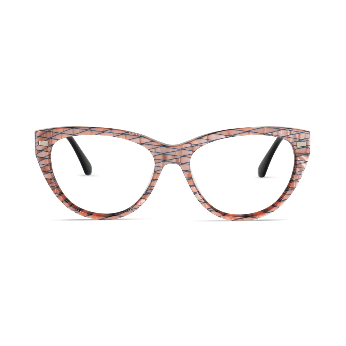 Cat-eye Pink/Blue Eyeglasses
