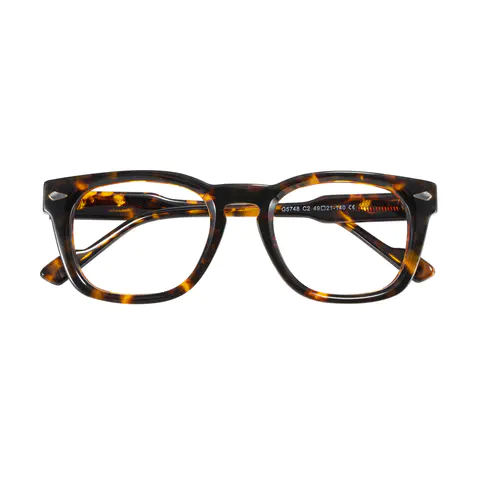 Oval Tortoiseshell Eyeglasses