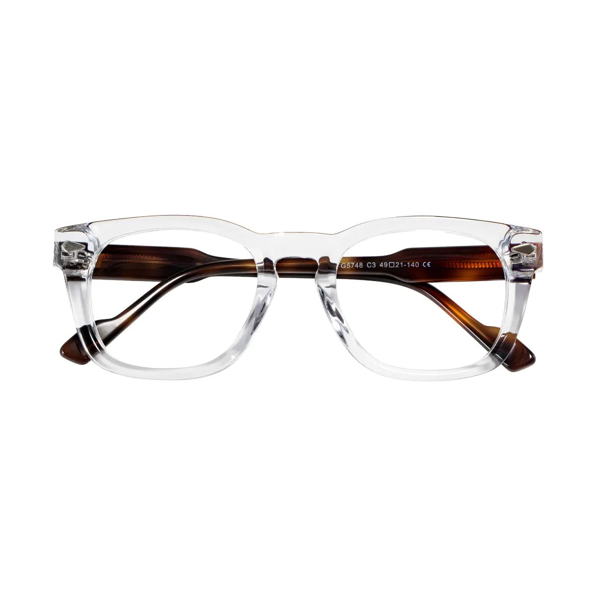 Oval Clear Eyeglasses