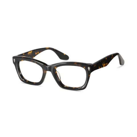 Rectangle Tortoiseshell Eyeglasses