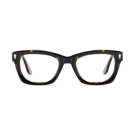 Rectangle Tortoiseshell Eyeglasses