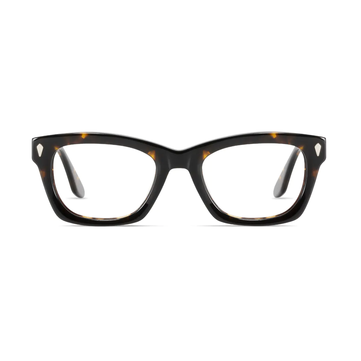 Rectangle Tortoiseshell Eyeglasses