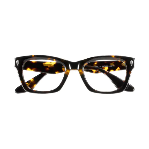 Rectangle Tortoiseshell Eyeglasses