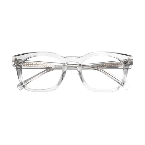 Oval Clear Eyeglasses