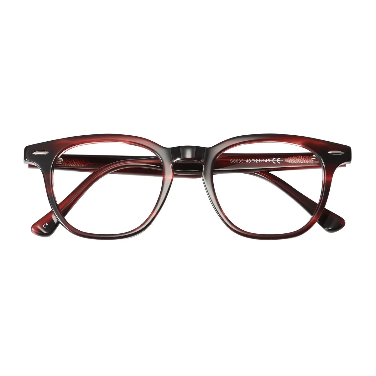 Oval Wine Eyeglasses
