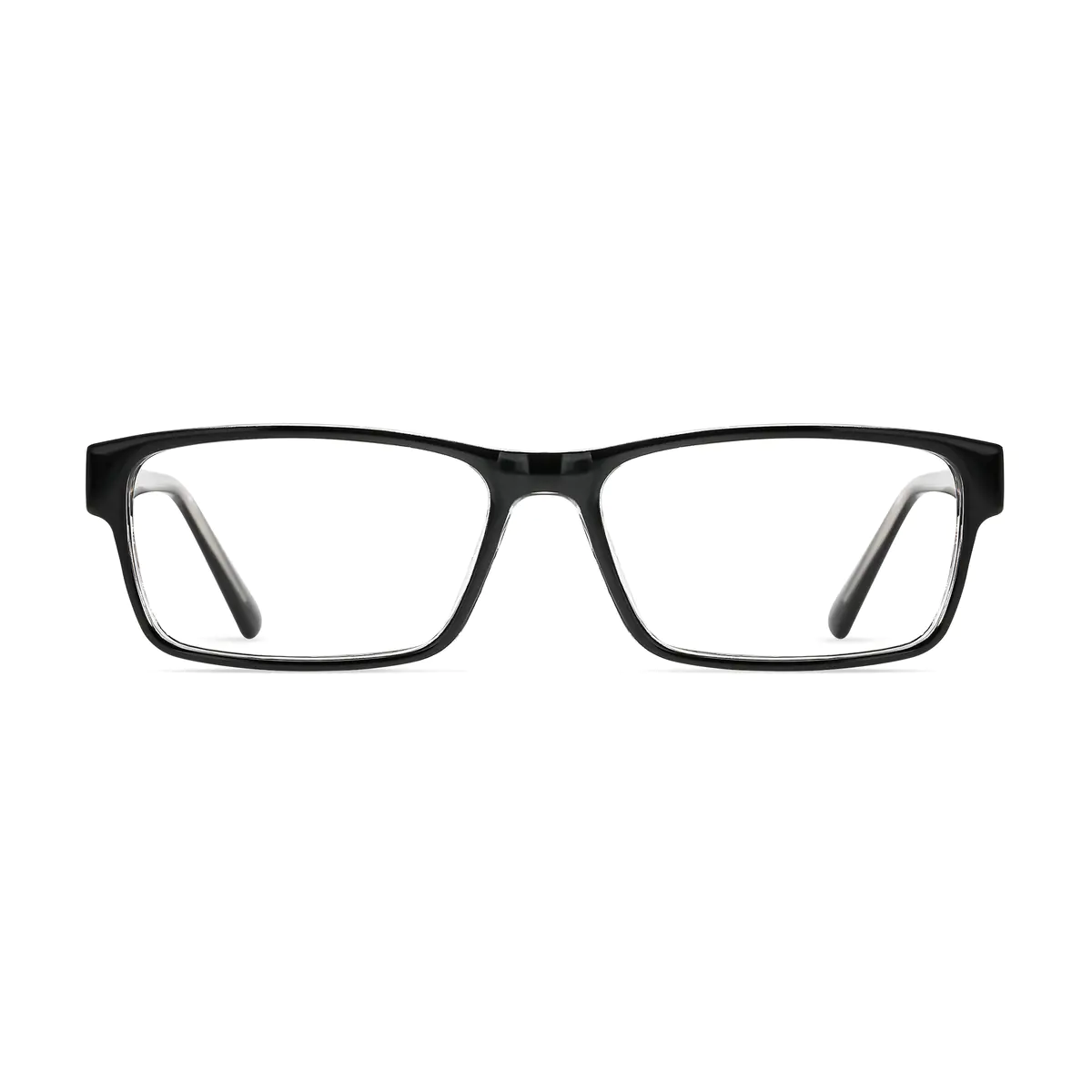 Rectangle Black/Clear Eyeglasses