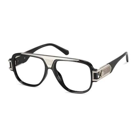 Aviator Black Eyeglasses
