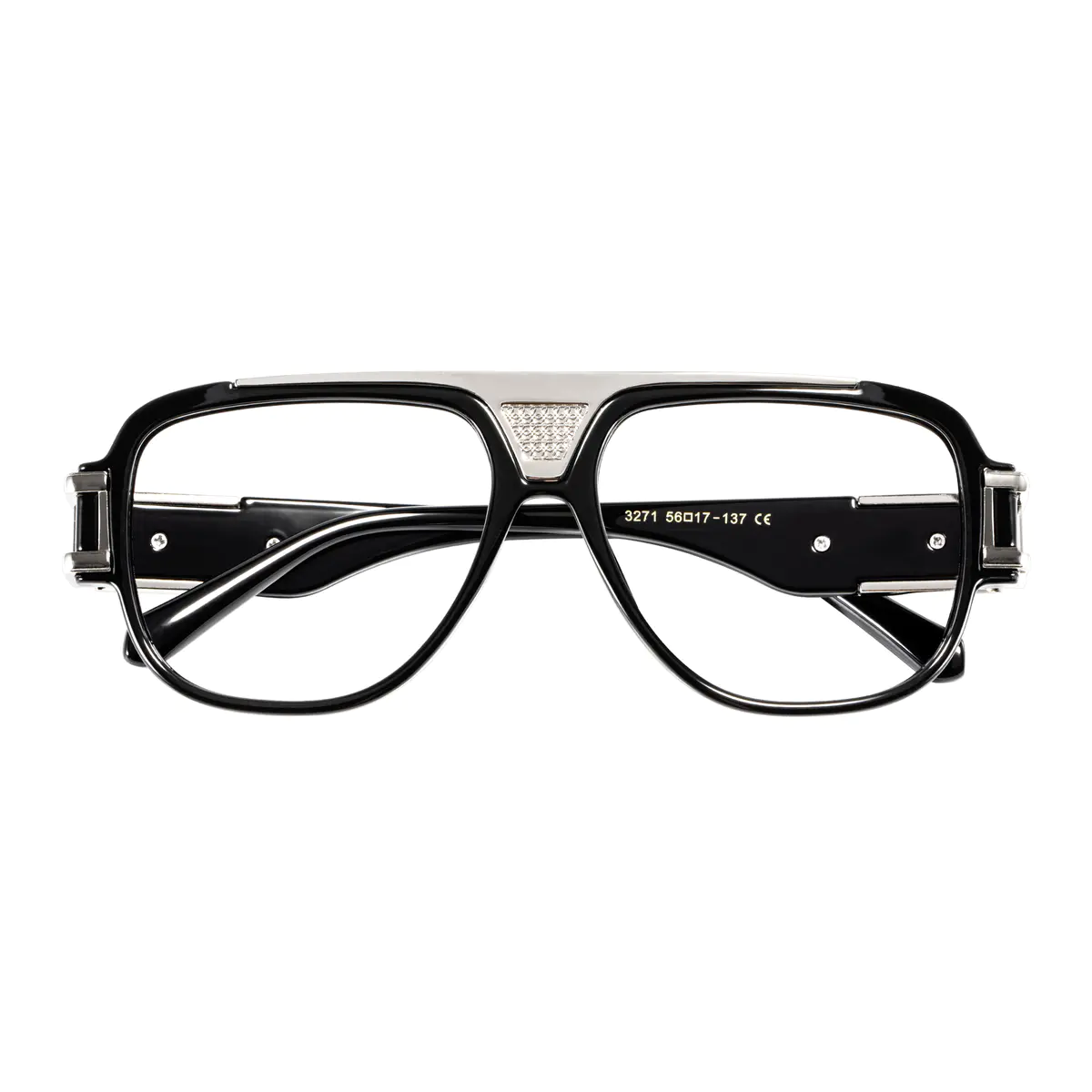 Aviator Black Eyeglasses