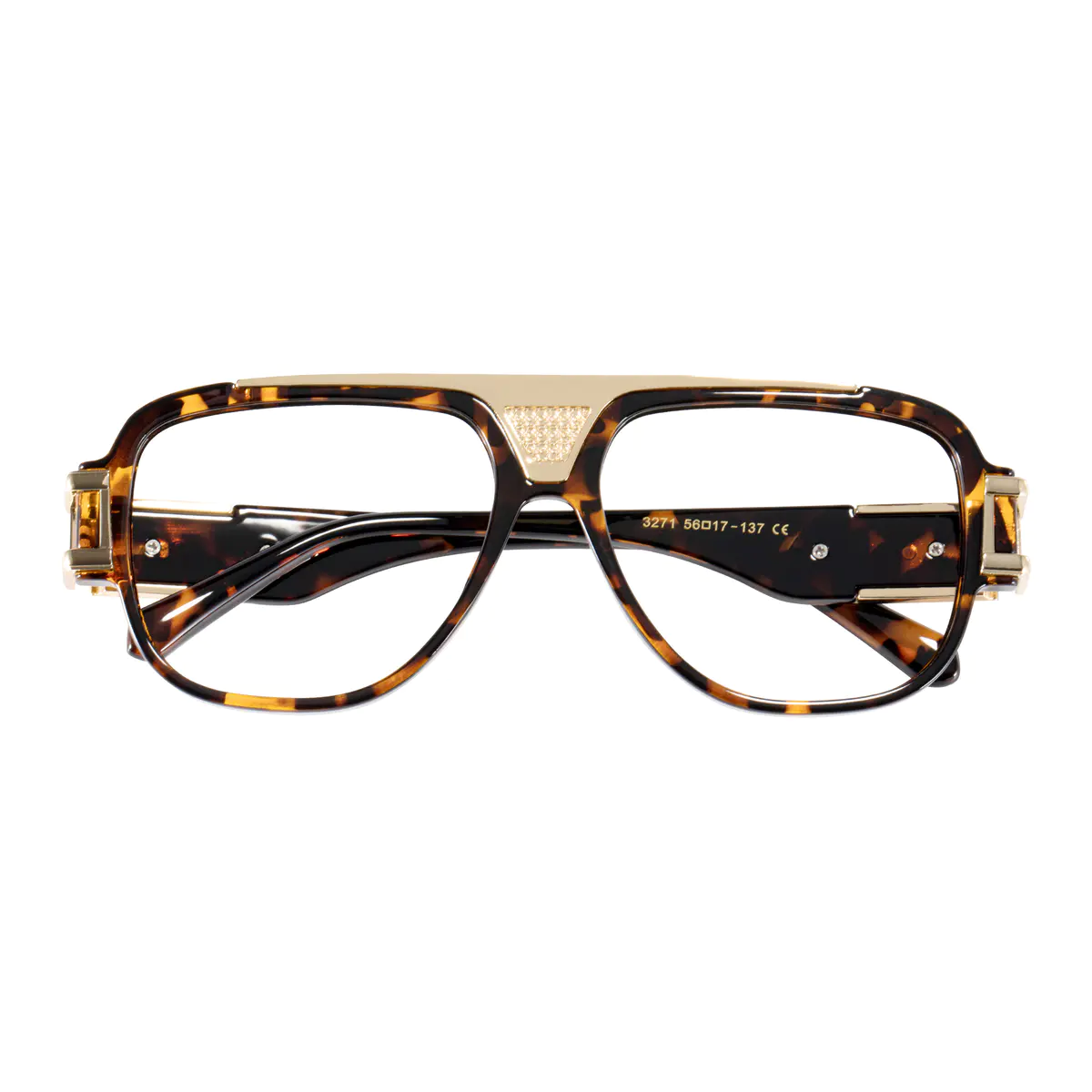 Aviator Tortoiseshell Eyeglasses