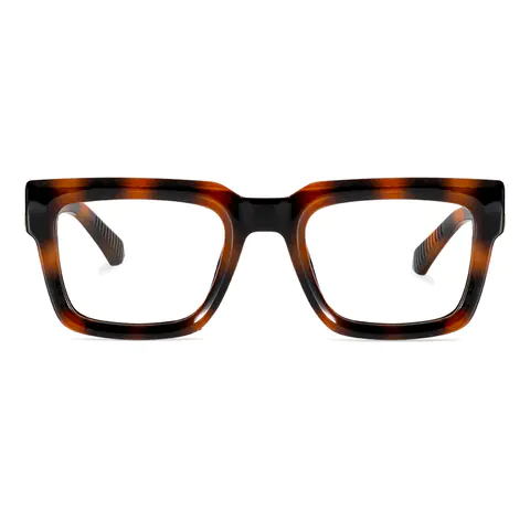 Rectangle Tortoiseshell Eyeglasses