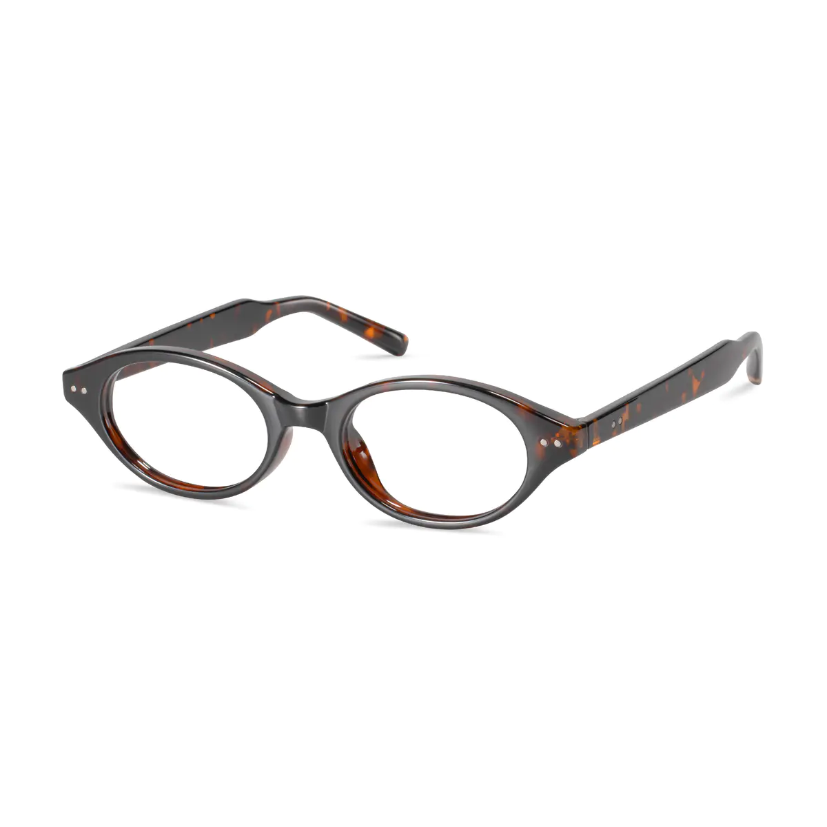 Oval Tortoiseshell Eyeglasses