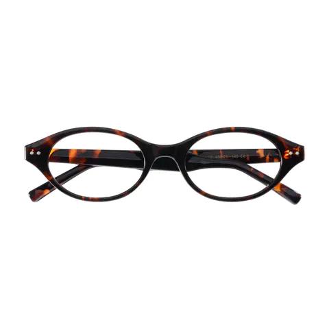 Oval Tortoiseshell Eyeglasses