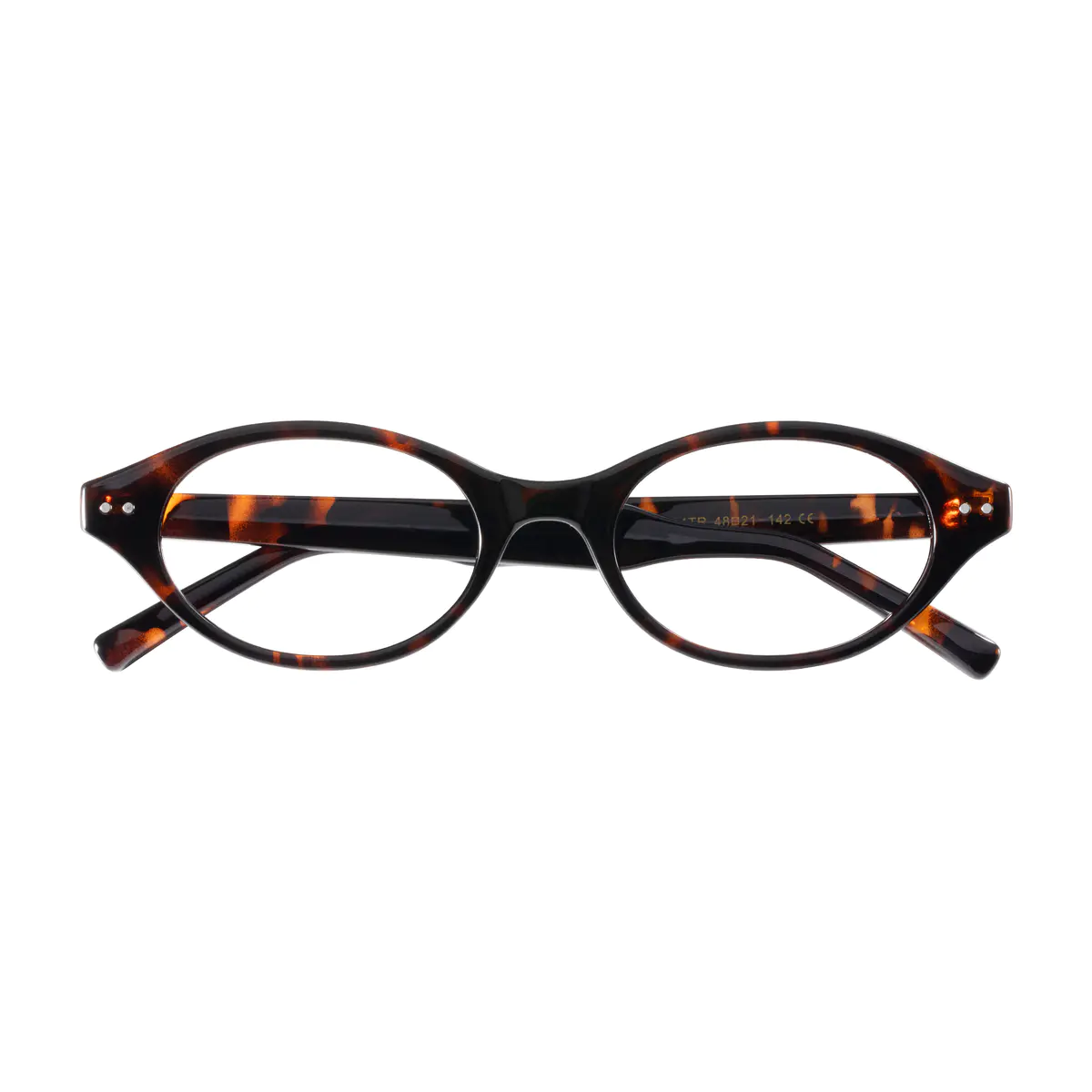 Oval Tortoiseshell Eyeglasses
