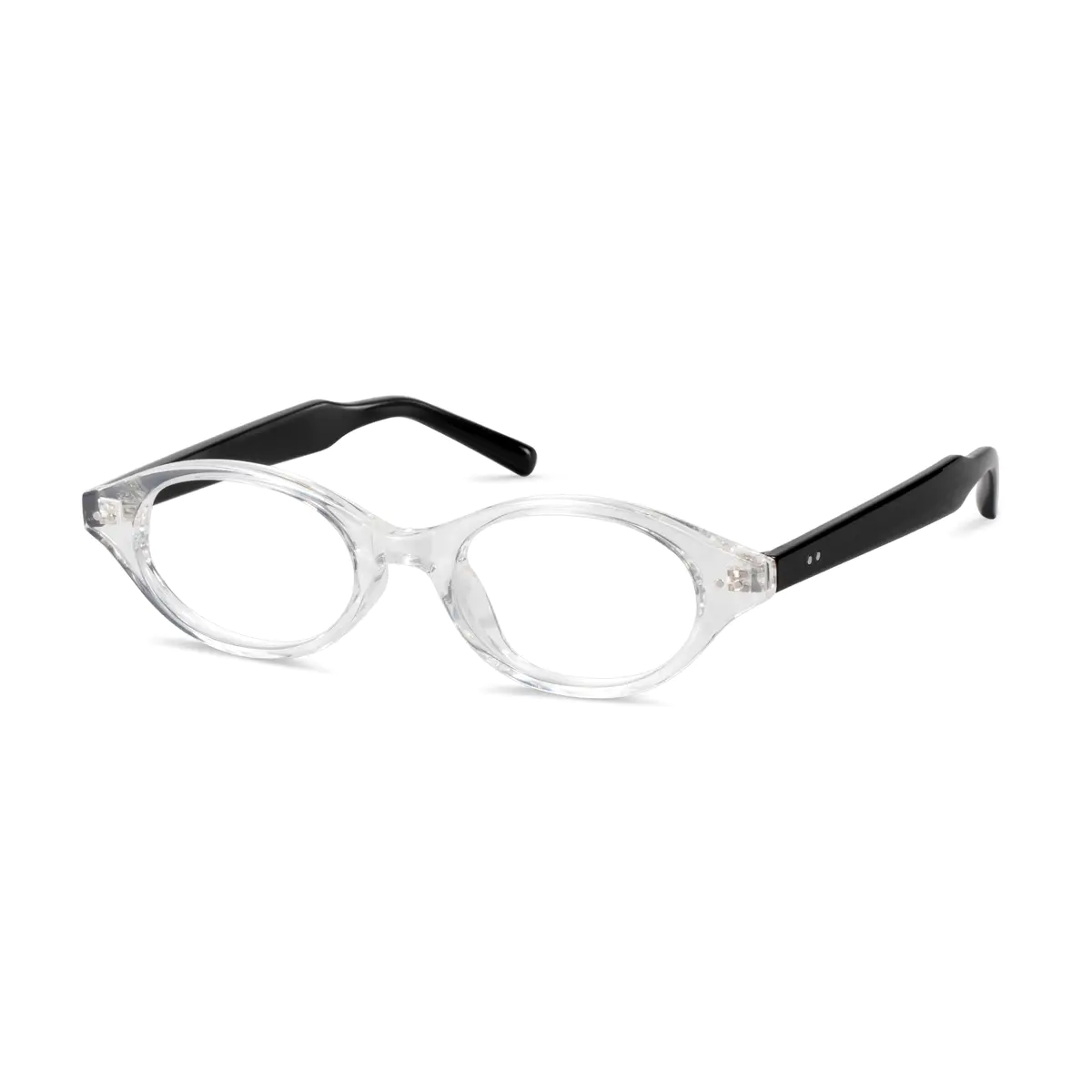 Oval Clear Eyeglasses