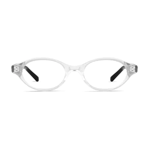 Oval Clear Eyeglasses