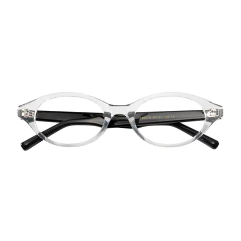 Oval Clear Eyeglasses