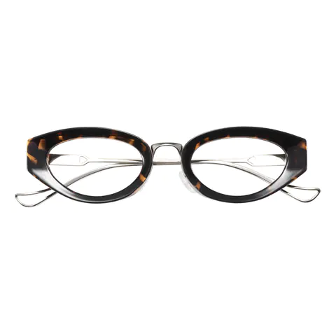 Rectangle Tortoiseshell Eyeglasses