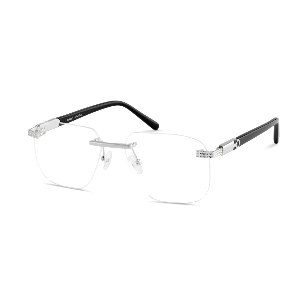 Rectangle Silver Eyeglasses