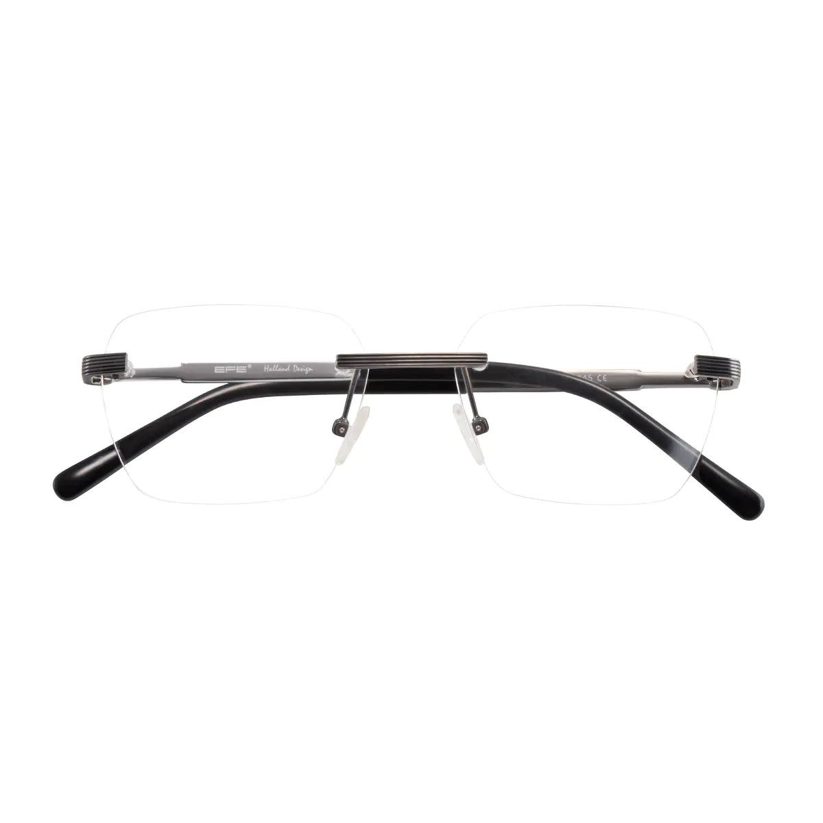 Rectangle Grey Eyeglasses