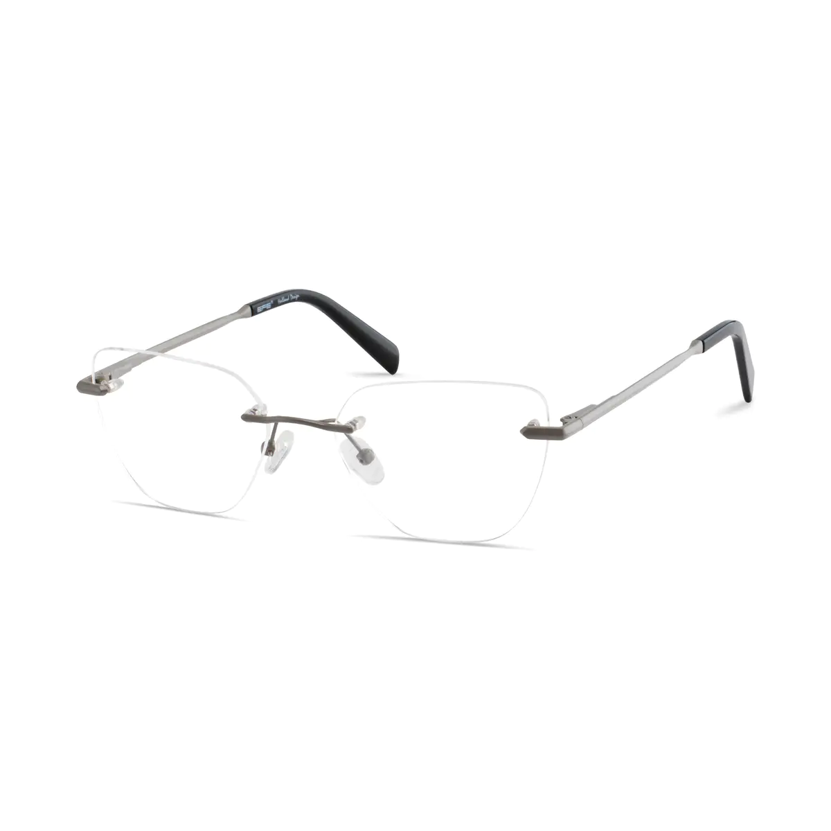 Cat-eye Grey Eyeglasses