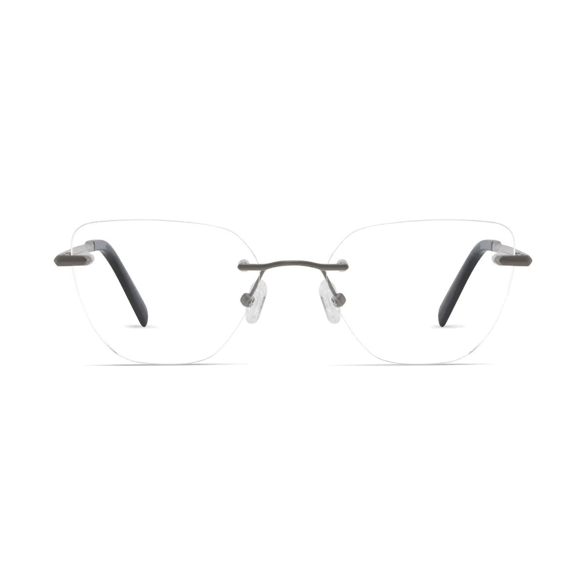 Cat-eye Grey Eyeglasses