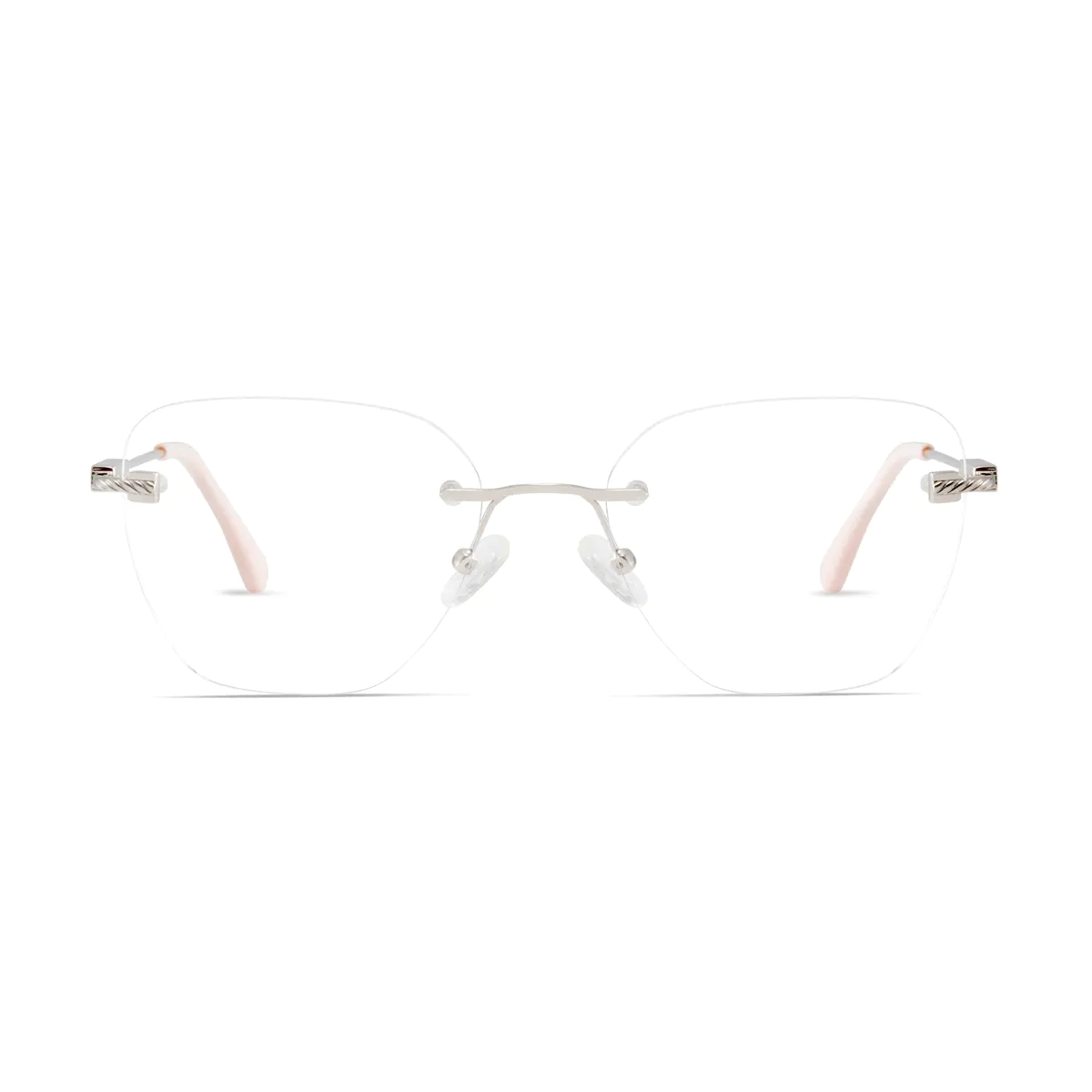 Square Pink Eyeglasses