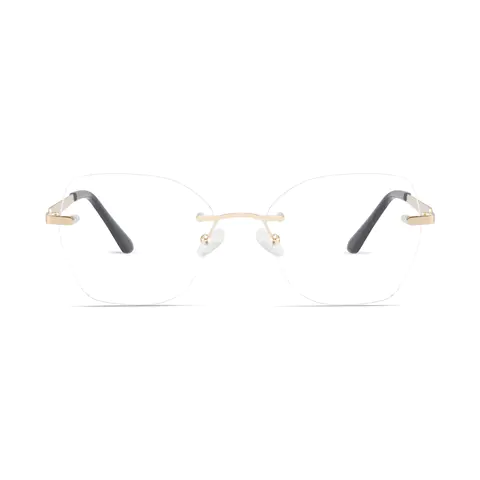 Square Black Eyeglasses