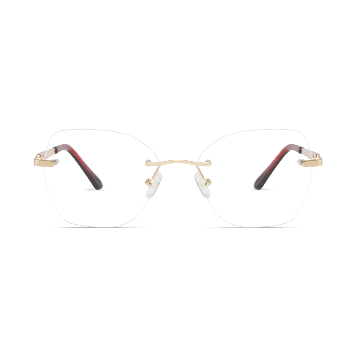 Square Red Eyeglasses