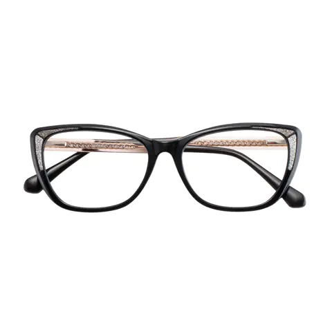 Cat-eye Black Eyeglasses