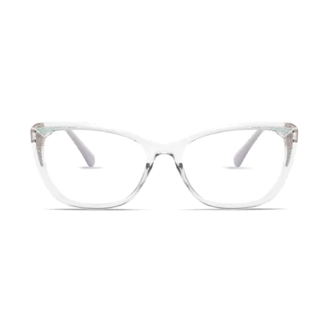 Cat-eye Grey Eyeglasses