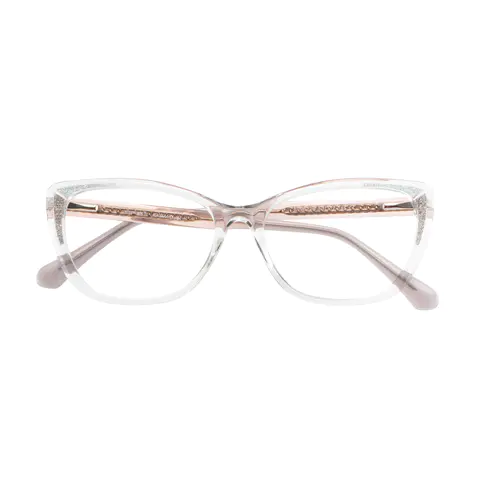 Cat-eye Grey Eyeglasses