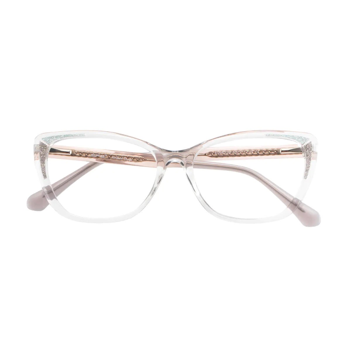 Cat-eye Grey Eyeglasses