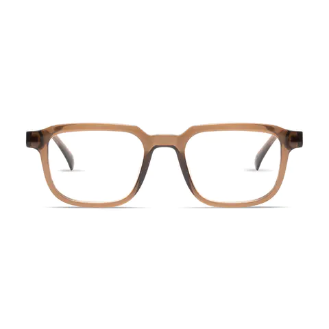 Square Brown Eyeglasses