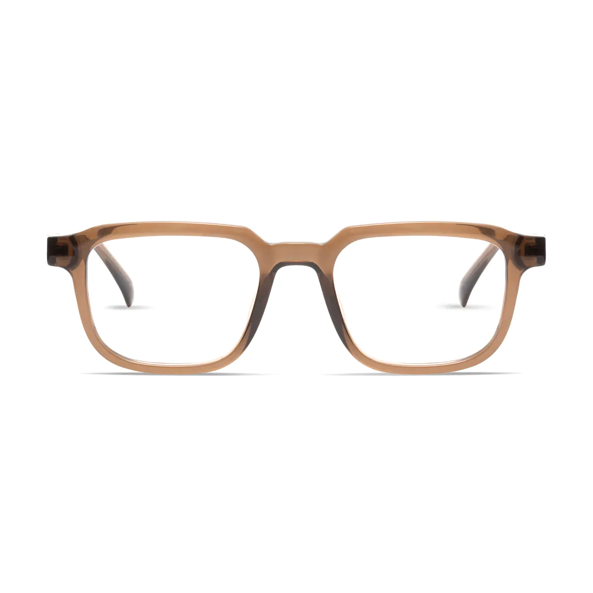 Square Brown Eyeglasses