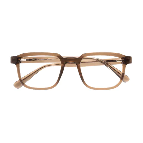Square Brown Eyeglasses