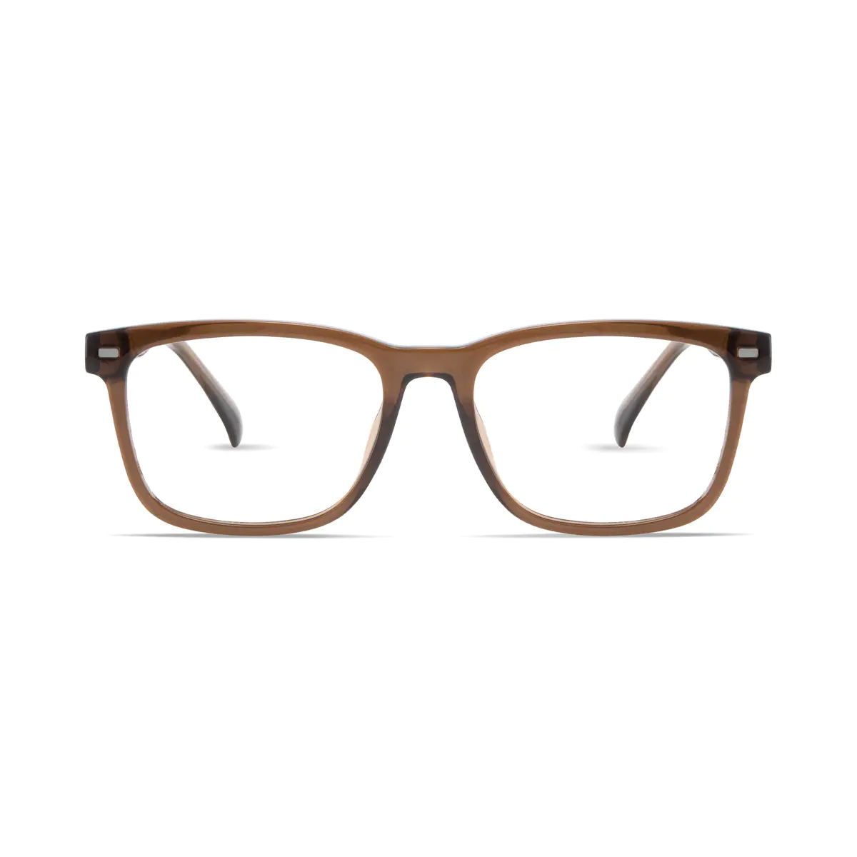 Square Brown Eyeglasses