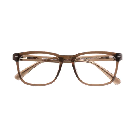 Square Brown Eyeglasses