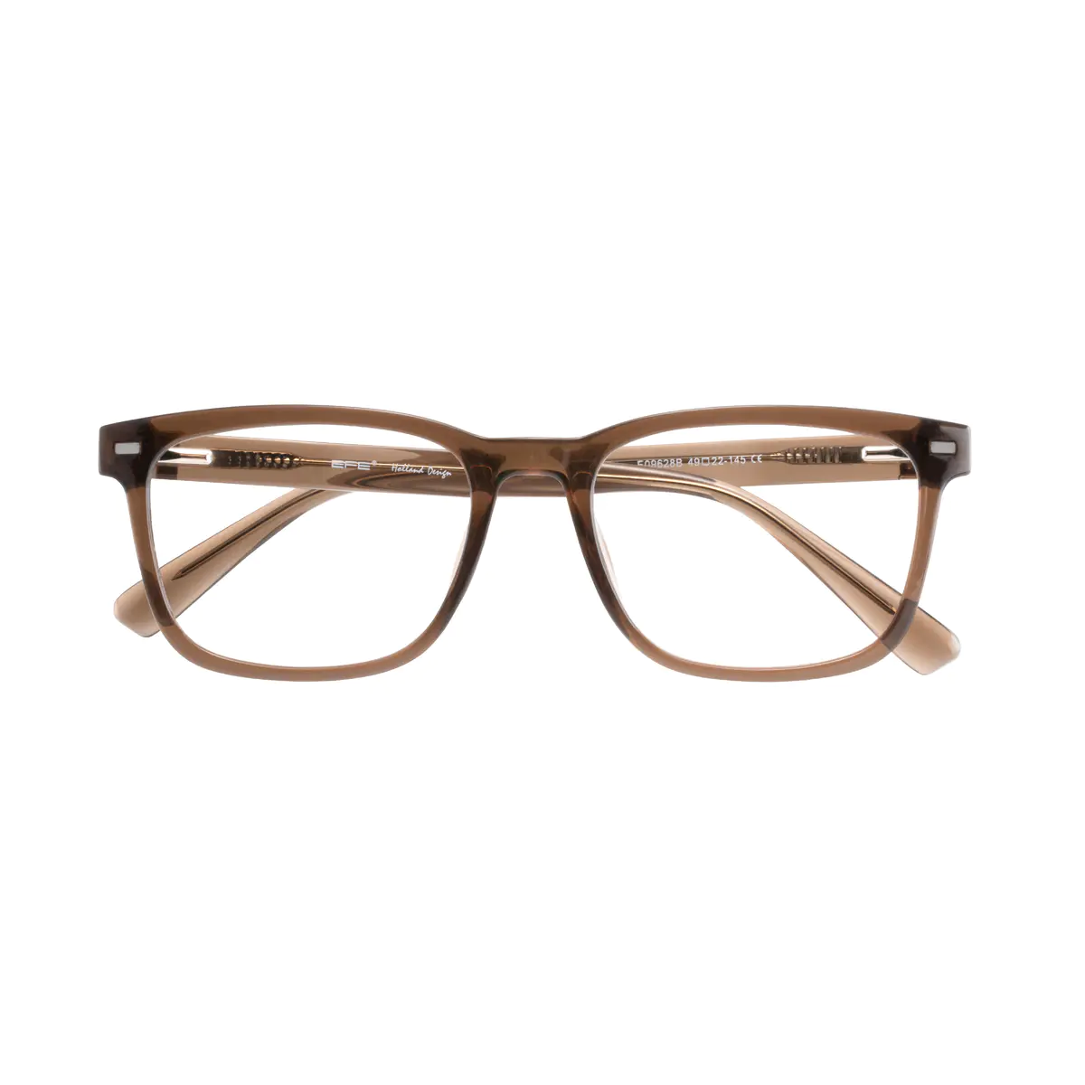 Square Brown Eyeglasses
