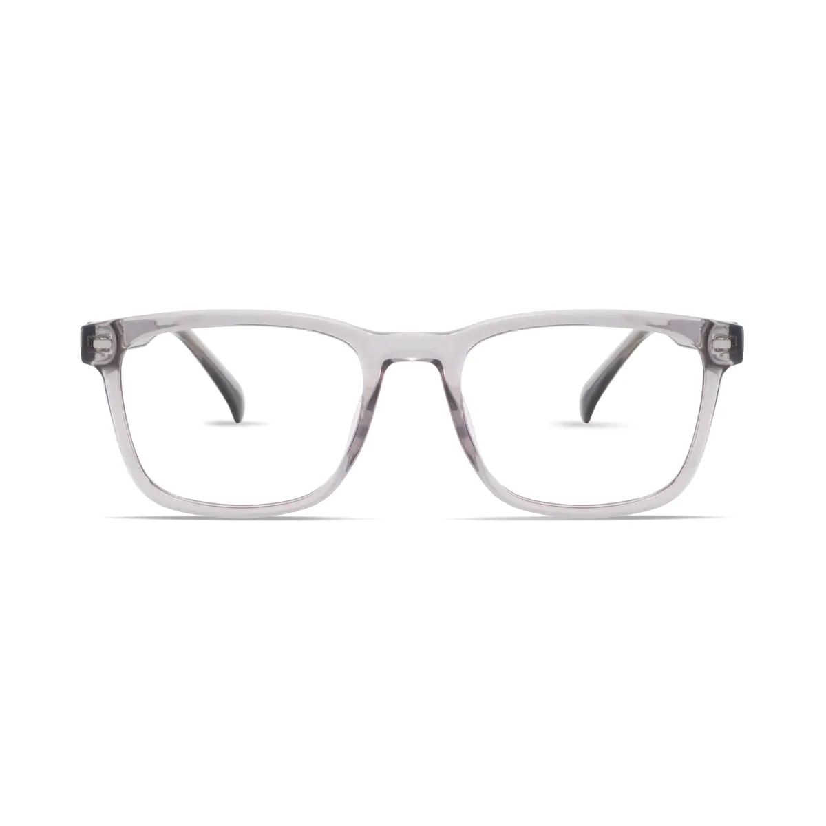 Square Grey Eyeglasses