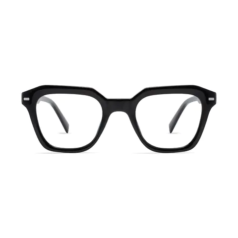 Square Black Eyeglasses