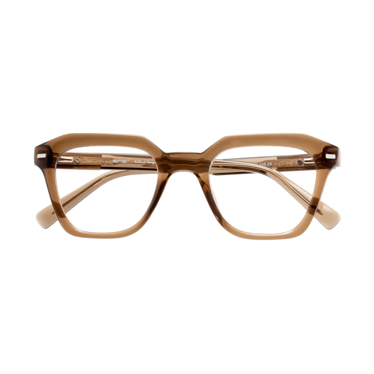 Square Brown Eyeglasses