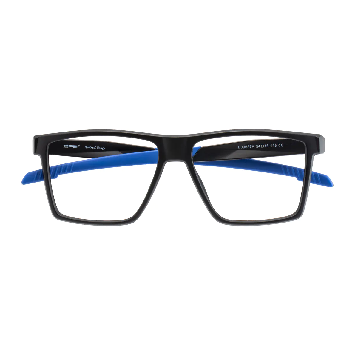 Rectangle Blue Eyeglasses