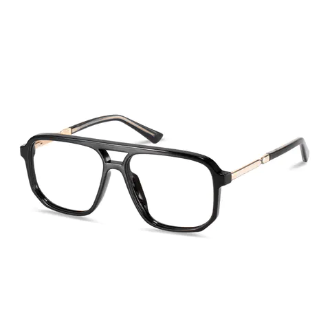 Aviator Black Eyeglasses