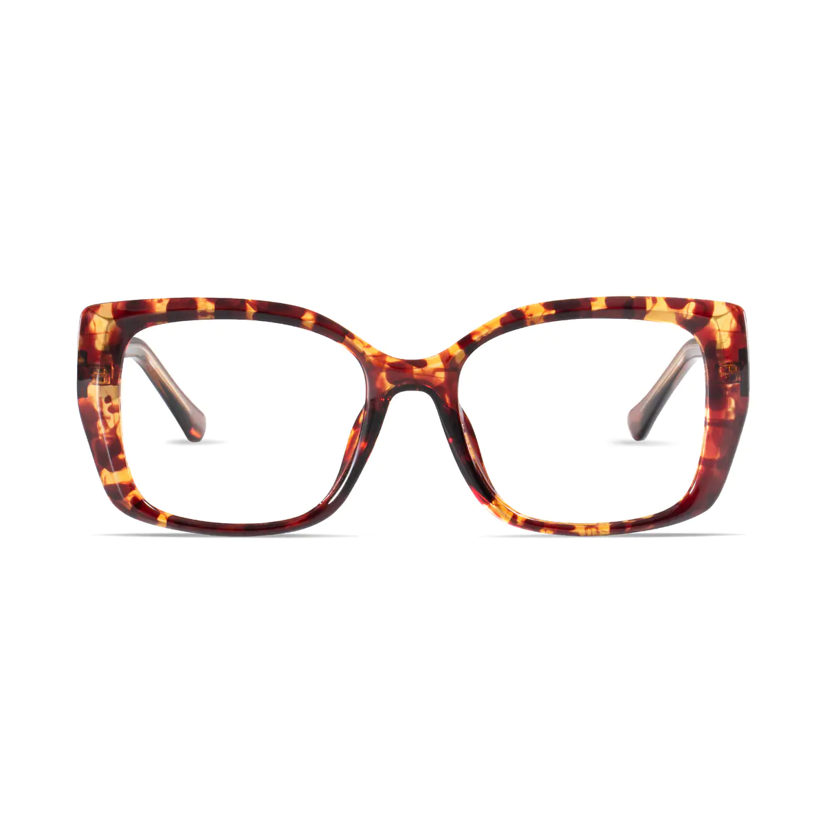 Rectangle Tortoiseshell Eyeglasses