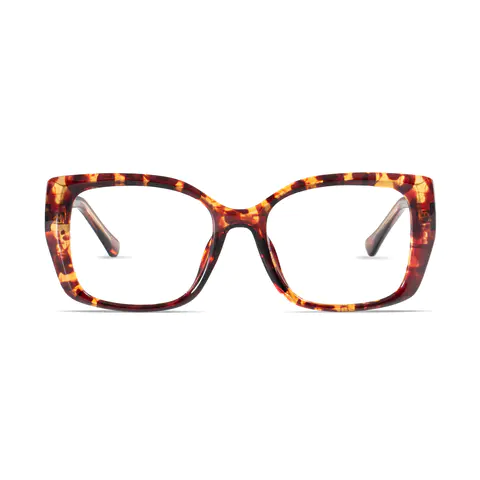 Rectangle Tortoiseshell Eyeglasses