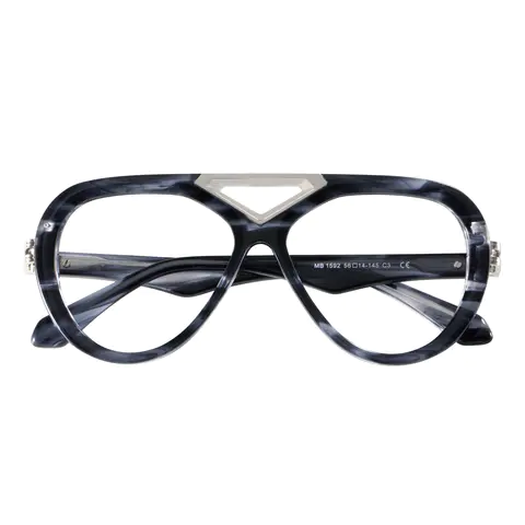 Aviator Grey Eyeglasses