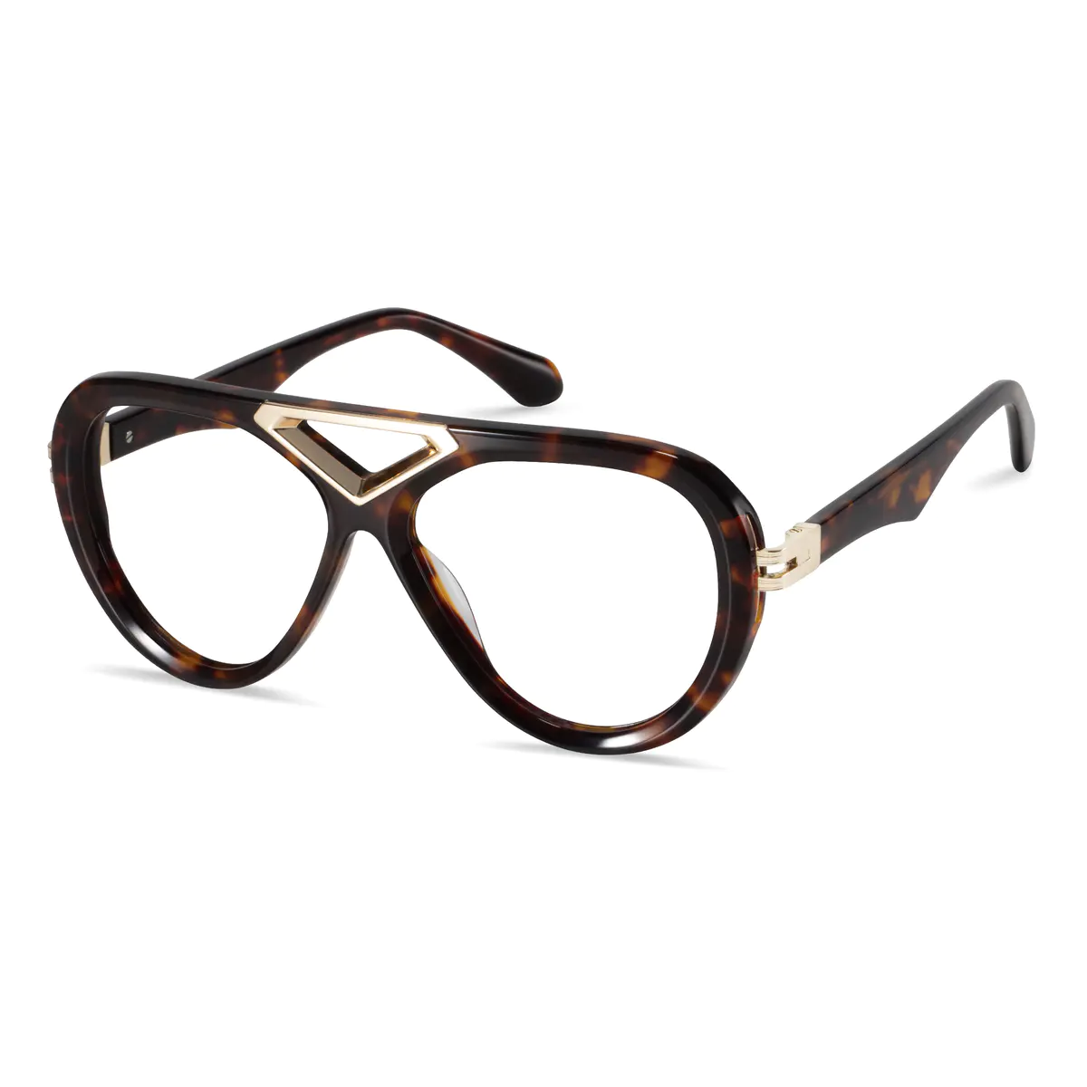 Aviator Tortoiseshell Eyeglasses