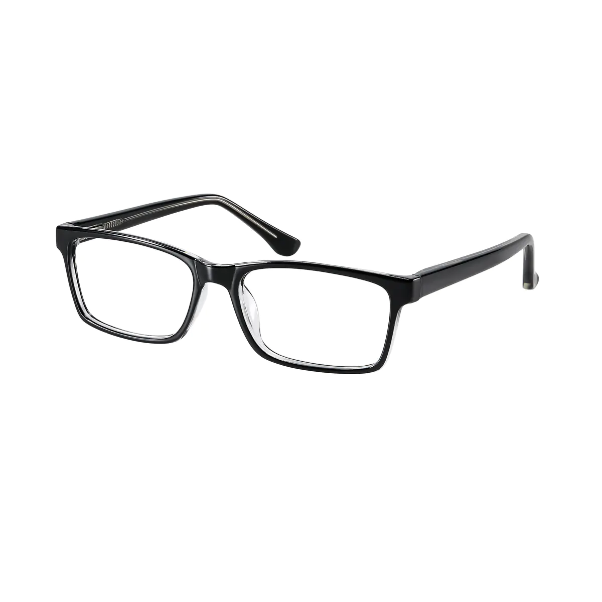 Rectangle Black Eyeglasses