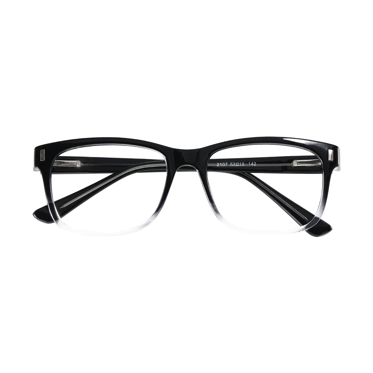 Rectangle Black/Clear Eyeglasses
