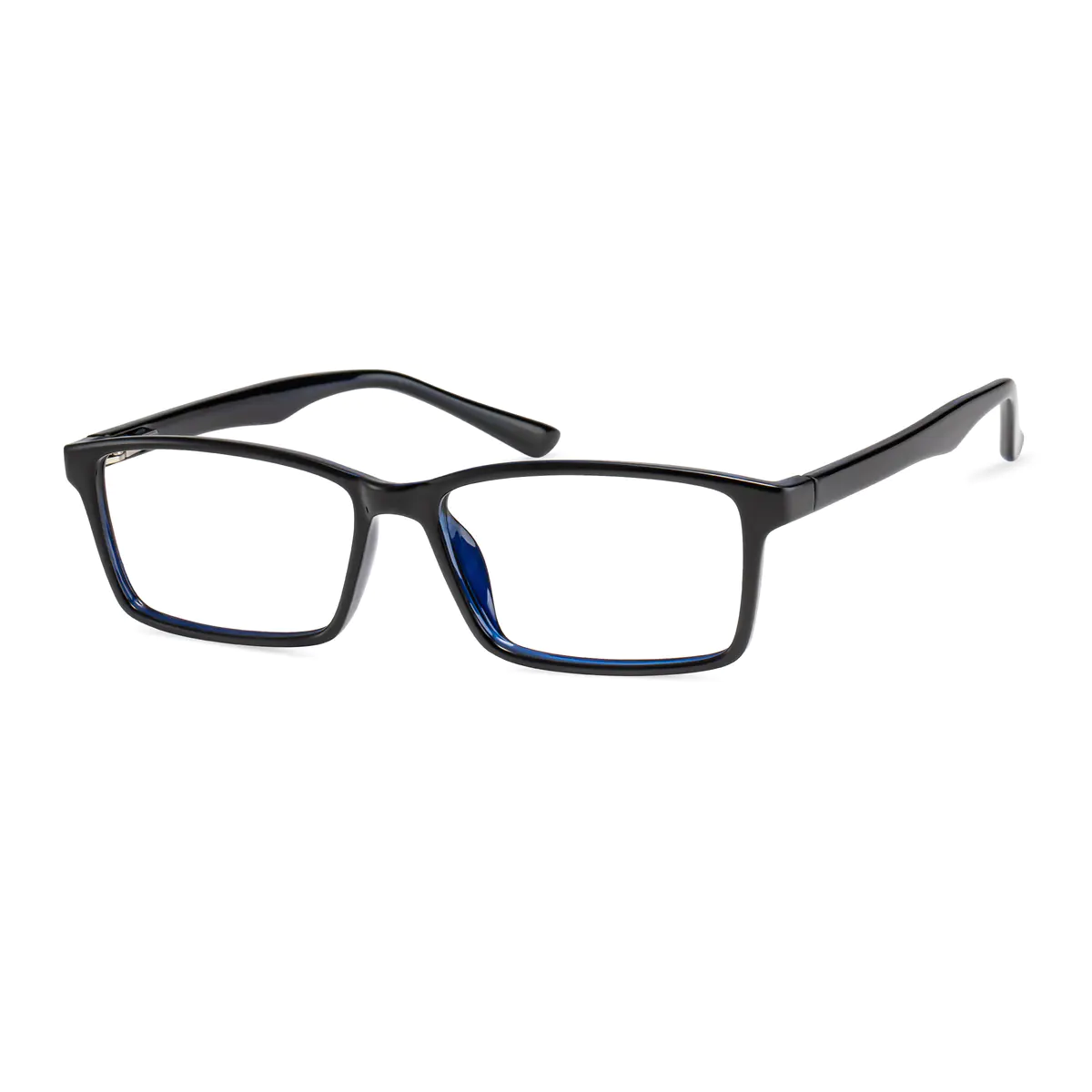 Rectangle Black/Blue Eyeglasses